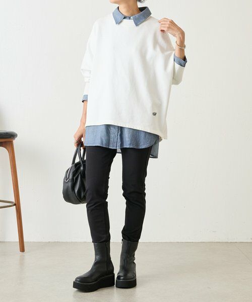 BEARDSLEY / ビアズリー カットソー | BA刺繍入りドルマントレーナー | 詳細3