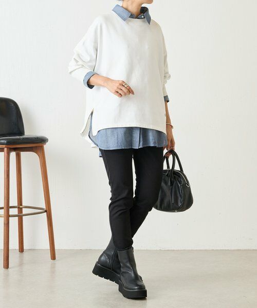 BEARDSLEY / ビアズリー カットソー | BA刺繍入りドルマントレーナー | 詳細5