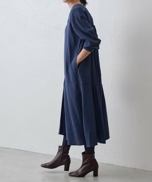 BEARDSLEY / ビアズリー ロング・マキシ丈ワンピース | カラーレスシャツワンピース | 詳細14