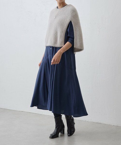 BEARDSLEY / ビアズリー ロング・マキシ丈ワンピース | カラーレスシャツワンピース | 詳細21