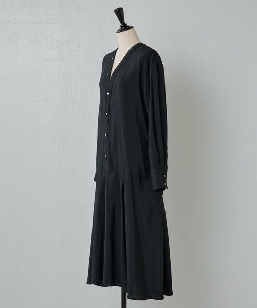 BEARDSLEY / ビアズリー ロング・マキシ丈ワンピース | カラーレスシャツワンピース | 詳細26