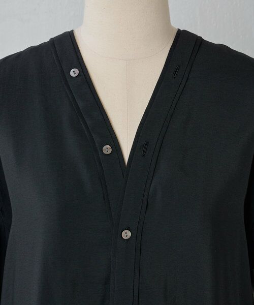 BEARDSLEY / ビアズリー ロング・マキシ丈ワンピース | カラーレスシャツワンピース | 詳細30