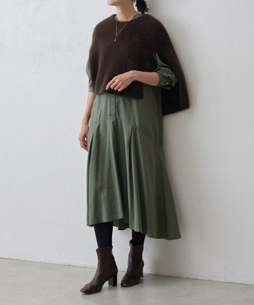 BEARDSLEY / ビアズリー ロング・マキシ丈ワンピース | カラーレスシャツワンピース | 詳細9