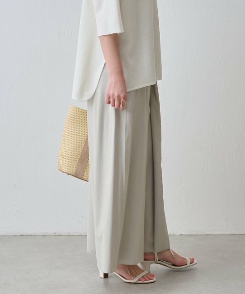 《3サイズ展開》ウエストリブフロントタックパンツ 《3サイズ展開》ウエストリブフロントタックパンツ