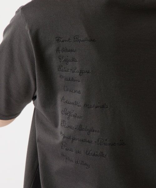 BEARDSLEY / ビアズリー カットソー | Metro de Parisバック刺繍Tシャツ | 詳細11
