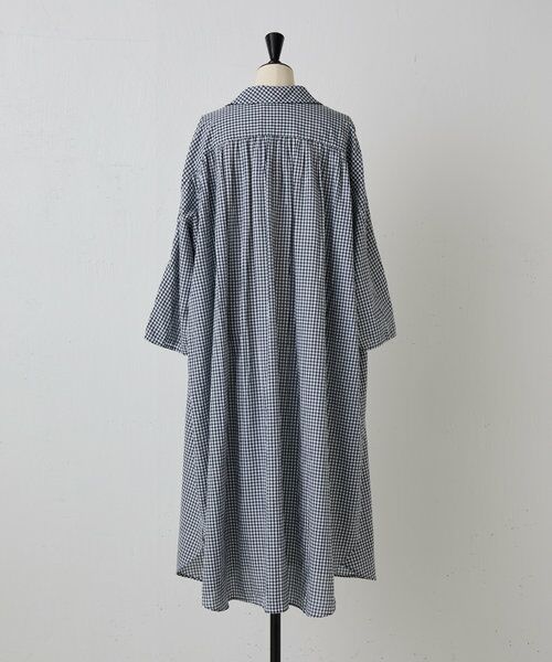 BEARDSLEY / ビアズリー ロング・マキシ丈ワンピース | 《KHADI&CO》ギンガムチェックワンピース | 詳細3