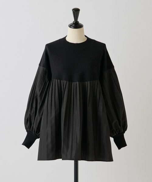 BEARDSLEY ビアズリー ニットコンビダンボールBIGプルオーバー BEARDSLEY ビアズリー ニットコンビダンボールBIGプルオーバー