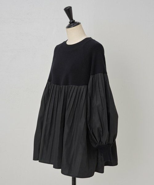 BEARDSLEY ビアズリー ギャザーブルゾン ブラック フリーサイズ