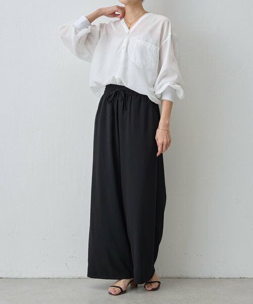 BEARDSLEY / ビアズリー シャツ・ブラウス | 《近日予約開始》シアーカラーレスシャツ | 詳細26