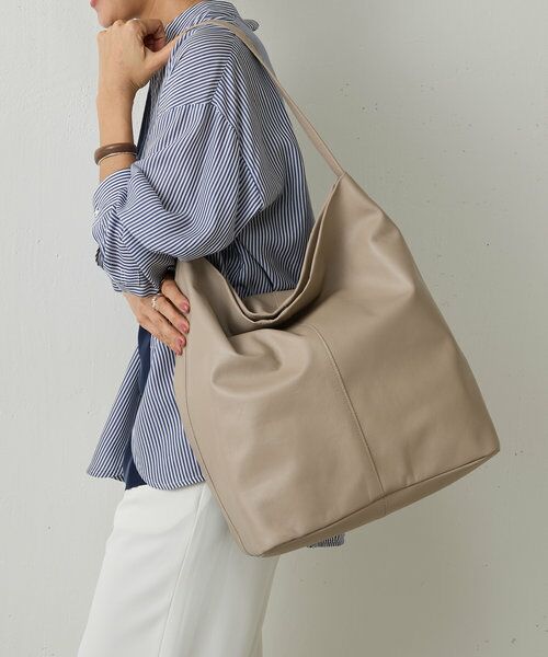 BEARDSLEY/ビアズリー 《Hoaw.》ショルダーBAG トープ F BEARDSLEY/ビアズリー 《Hoaw.》ショルダーBAG トープ F