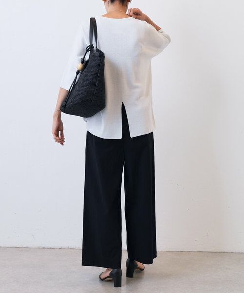 ビアズリー BEARDSLEY コットンストレッチウエストリブパンツ