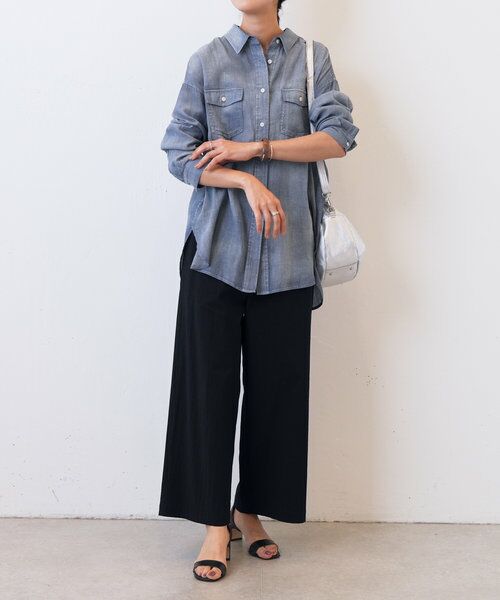 ビアズリー BEARDSLEY コットンストレッチウエストリブパンツ