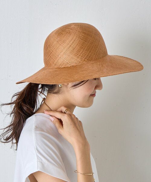 BEARDSLEY/ビアズリー ワイドブリムハット キャメル F BEARDSLEY/ビアズリー ワイドブリムハット キャメル F