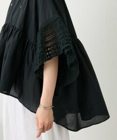 BEARDSLEY / ビアズリー シャツ・ブラウス | 《4/2(木)18：00予約開始》ソデクロシェブラウス