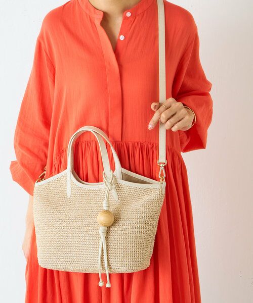 セール】 《russet×BEARDSLEY》カゴ2wayトートバッグ （トート