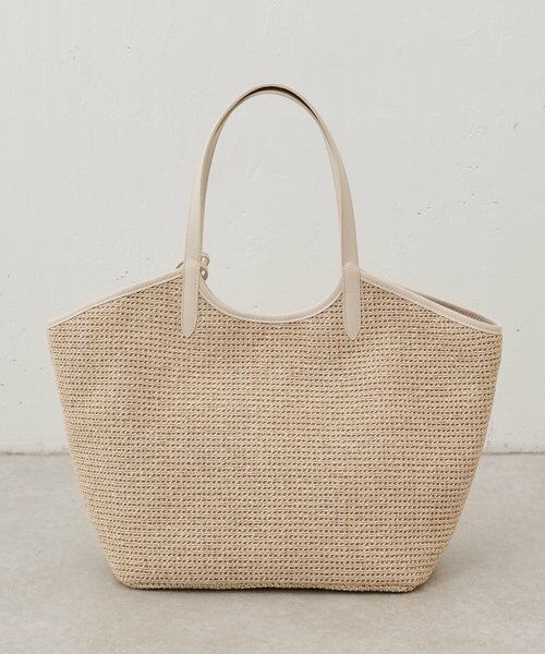 【極美品】BEARDSLEY ビアズリー ラフィア トートバッグ 大容量 BEARDSLEY（ビアズリー）の「《a point etc》ラフィアトート