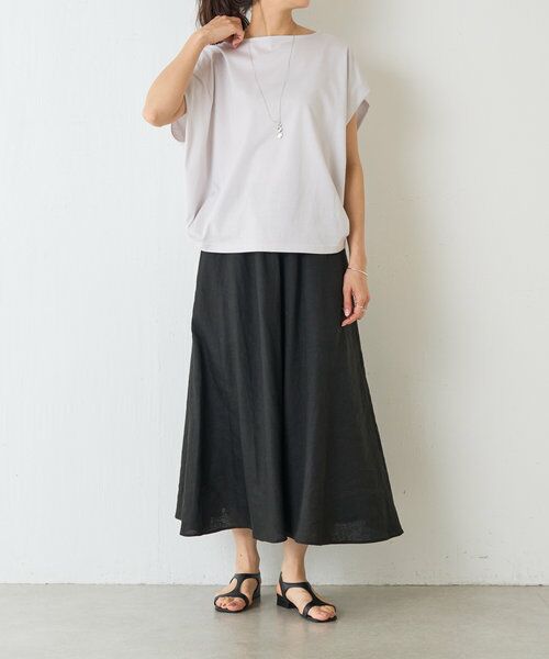 セール】 リネンフレアースカート （ロング・マキシ丈スカート