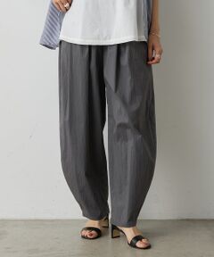 ビアズリー　ダークブルー ガウチョパンツ デニム風 パンツ ワイドパンツ レディース ガウチョパンツ