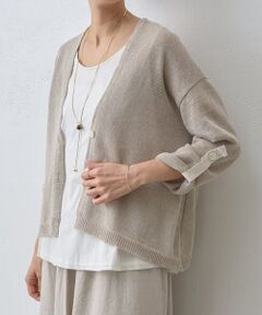 ✨美品✨ ビアズリー ヒラヒラハオリ カーディガン ドレープ スリット BEARDSLEY（ビアズリー）の「サラットヒラヒラハオリ