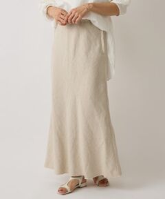 シルク✨極美品【BEARDSLEY】ビアズリー　ロングフレアスカート　ベロア総柄 marai スカート ロング フレア レディース ボトムス 春 夏 花柄