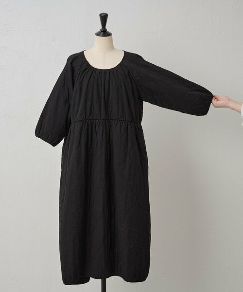 セール】 《MODERN WEAVING》キルティングワンピース （ロング