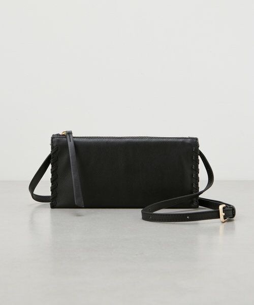 BEARDSLEY/ビアズリー 《Hoaw.》ウォレット2Wayバッグ ブラック F BEARDSLEY/ビアズリー 《Hoaw.》ウォレット2Wayバッグ ブラック F
