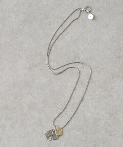 3ピースプレートモチーフネックレス