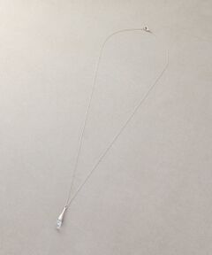 カットドロップネックレス(シルバー)