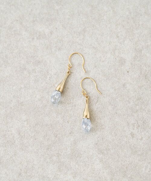 BEARDSLEY/ビアズリー カットドロップピアス(ゴールド) ゴールド F BEARDSLEY/ビアズリー カットドロップピアス(ゴールド) ゴールド F