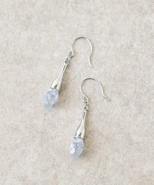 BEARDSLEY/ビアズリー カットドロップピアス(シルバー) シルバー F BEARDSLEY/ビアズリー カットドロップピアス(シルバー) シルバー F