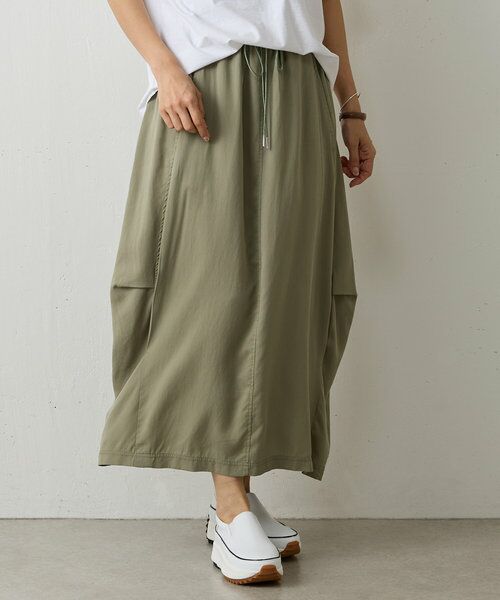 BEARDSLEY/ビアズリー トロミヘンケイスカート カーキ F BEARDSLEY/ビアズリー トロミヘンケイスカート カーキ F