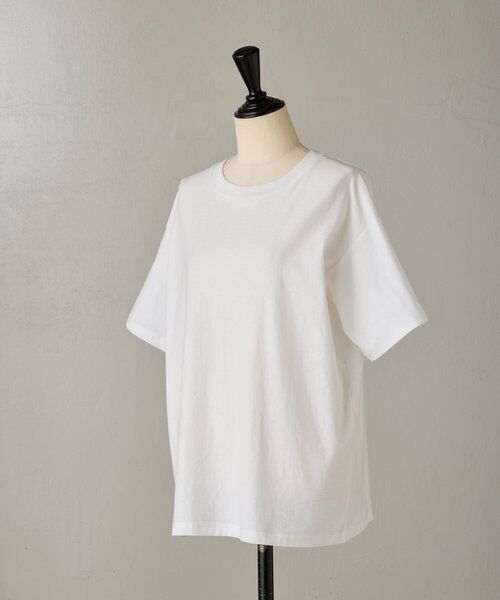 BEARDSLEY ビアズリー　ラウンドヘムＴ　半袖カットソー ホワイト BEARDSLEY｜ラウンドヘムT | Rakuten Fashion(楽天ファッション