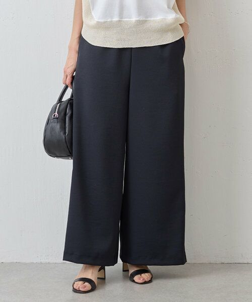 BEARDSLEY/ビアズリー ピケジャージーパンツ ブラック F BEARDSLEY/ビアズリー ピケジャージーパンツ ブラック F
