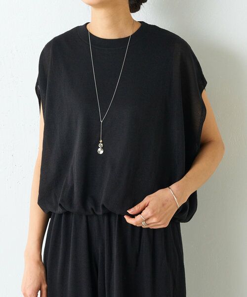 BEARDSLEY/ビアズリー シアーバルーンニット ブラック F BEARDSLEY/ビアズリー シアーバルーンニット ブラック F