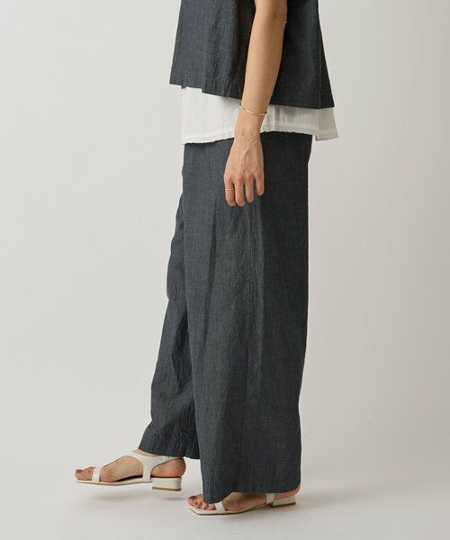 タイムセール‼️BEARDSLEY 綿ワッシャーウエストリブパンツ 現行販売 BEARDSLEY｜綿ワッシャーウエストリブパンツ | Rakuten Fashion