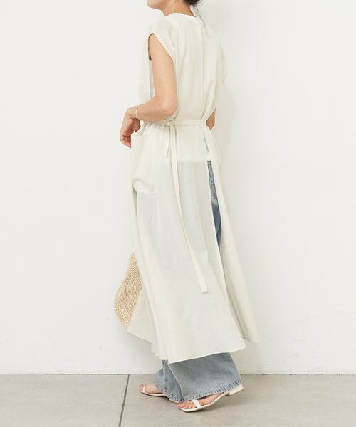 【ビアズリー】シアーロングジレ ビアズリー BEARDSLEY シアーロングジレ （ivory