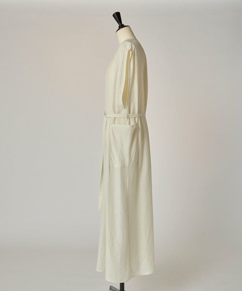 新品　BEARDSLEY ビアズリー トロミシャツコート ベージュ BEARDSLEY（ビアズリー）の「《ビアズリー》リネン前後
