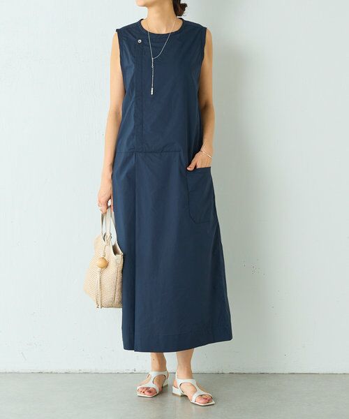 BEARDSLEY/ビアズリー ラップワンピース ネイビー F BEARDSLEY/ビアズリー ラップワンピース ネイビー F