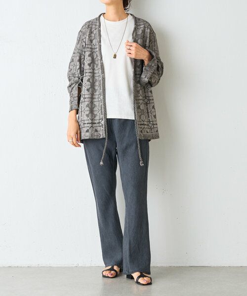 BEARDSLEY フレアパンツ BEARDSLEY｜《15 quinze》レーヨンバイヤスフレアパンツ