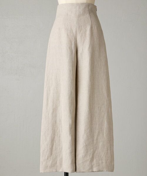 新品未使用❁ビアズリー テックリネン パンツ ベージュ BEARDSLEY セール】 《15 quinze》リネンパンツ （その他パンツ