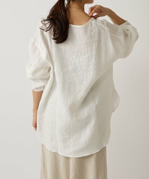 ブラウス シャツ 「15 quinze」リネンメッシュプルオーバー レディース BEARDSLEY ブラウス シャツ 「15 quinze」リネンメッシュプル