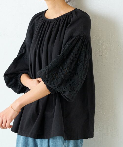 セール】 ラップ刺繍ブラウス （シャツ・ブラウス）｜BEARDSLEY