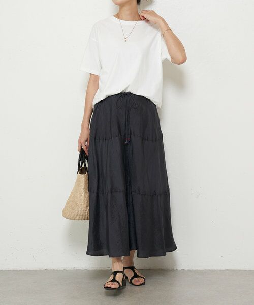 ビアズリーパネルボーダースカートBEARDSLEY BEARDSLEY スカート プリーツティアードスカート : ZOZOTOWN