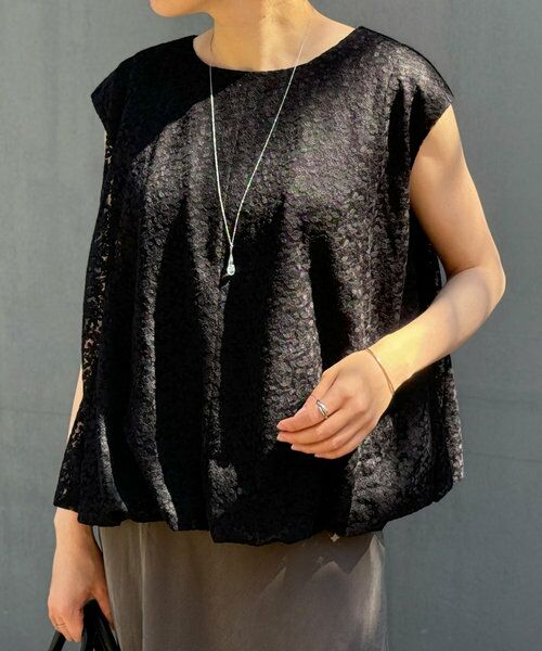 BEARDSLEY / ビアズリー シャツ・ブラウス | 小花刺繍バルーンブラウス | 詳細1