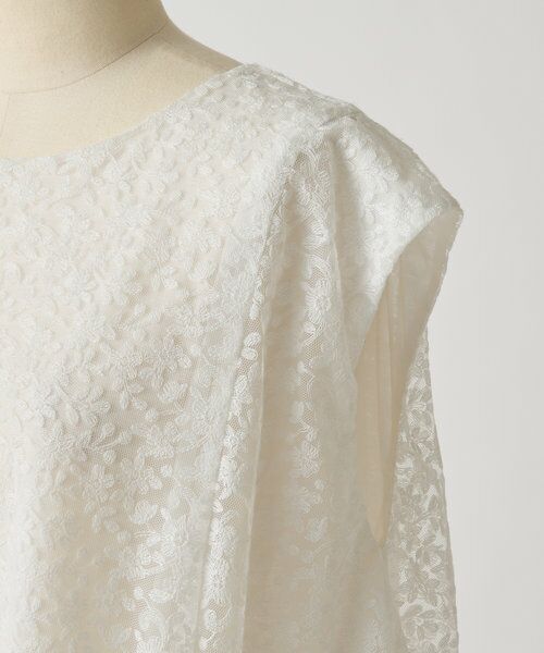 BEARDSLEY / ビアズリー シャツ・ブラウス | 小花刺繍バルーンブラウス | 詳細15