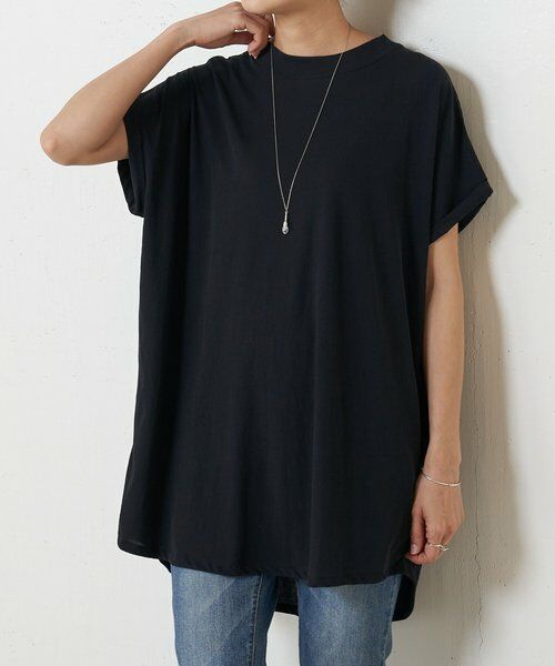 新品BEARDSLEY フハクコンビウシロフレアカットソー未使用 レイヤード風カットソー（Tシャツ/カットソー）｜BEARDSLEY