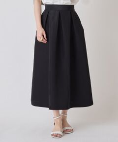 BEARDSLEY フレアスカート ネイビー ウエストゴム 0 ロングスカート BEARDSLEY フレアスカート ネイビー ウエストゴム 0 S
