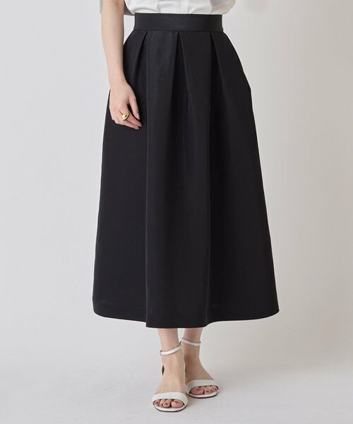 BEARDSLEY/ビアズリー グロッシーグログランスカート ブラック F BEARDSLEY/ビアズリー グロッシーグログランスカート ブラック F