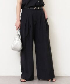 【新品未使用】ビアズリー　センターシームパンツ　ブラック aquagarage セミフレアパンツ センターシームパンツ レディース