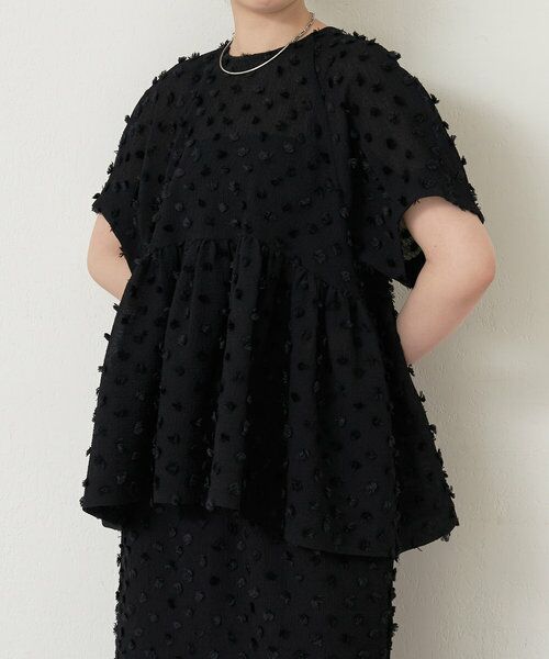 BEARDSLEY/ビアズリー ファードットブラウス ブラック F BEARDSLEY/ビアズリー ファードットブラウス ブラック F